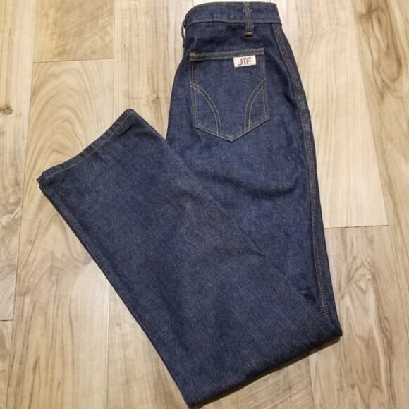 Vintage Sears JTF Mom Jeans 14 High Rise Dark Wash Denim 29x33 - Picture 8 of 15